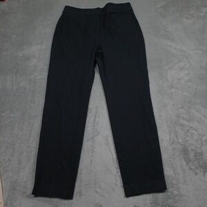 Eileen Fisher Pants Womens 6 Black Business Organic Cotton Stretch Preppy‎